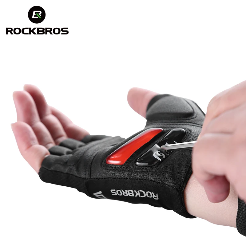 ROCKBROS летние велосипедные полуперчатки уличные спортивные гелевые утолщенные