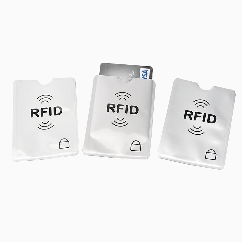 5 шт. Анти Rfid кошелек Блокировка ридер замок банк держатель для карт Id банковский чехол для карт Защита металлический кредитный держатель для карт Алюминий