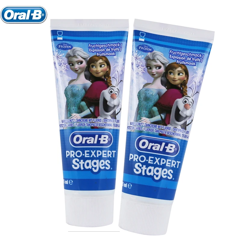 

Oral-B Children Toothpaste Teeth Daily Care Prevent Caries Fresh Breathing Toothpaste Anti sensitivity ToothWhitening Paste2 pcs