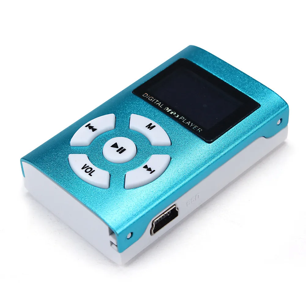 Mini LCD Screen MP3 Player Mini USB Clip Sport Music MP3 Player for Running in MP3 Player from
