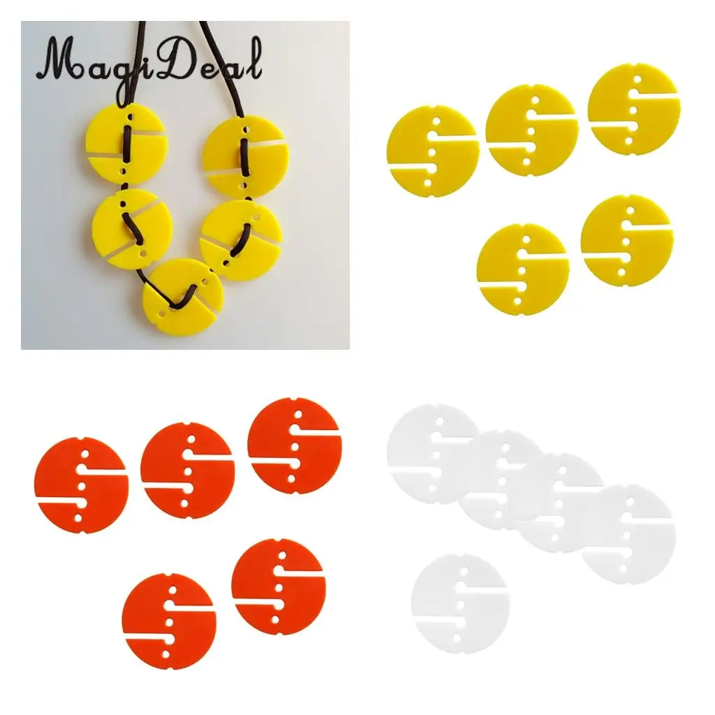 

MagiDeal Pack 5 Universal Underwater Scuba Diving Diver Wreck Cave Dive Round Line Arrow Marker Replacement Accessories