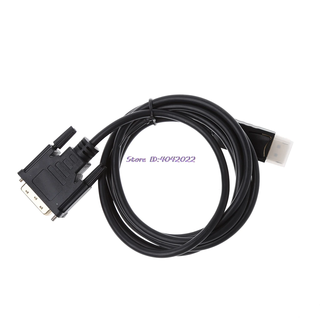 

Display Port DP To DVI Dual Link 24+1 Pin Male Gold Connection Cable Audio/Video
