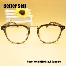 Беттер Селф M9189 полный обод очки черепаховой печати Рамки Винтаж PC оптические очки при близорукости очки