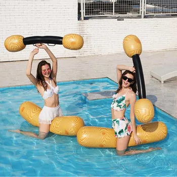 

4 Pieces Pool Float Game Inflatable pool toys swimming Bumper Toy For Adult Children Party Gladiator Raft swim ring