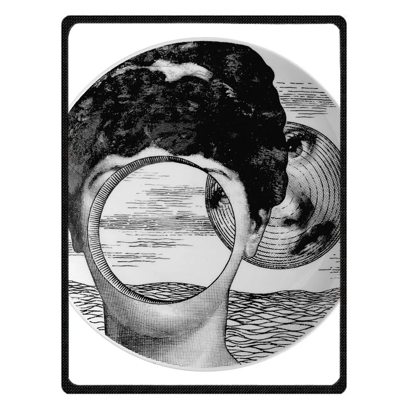 

Adult Autumn Winter Summer Spring Warm Blanket Super Soft Coral Fleece Bed Sofa piero fornasetti work Pattern Blanket