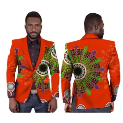 Африканская одежда для мужчин высокого качества Тонкий Блейзер Мужская однокнопочная Обычная выпускная одежда африканская Дашики