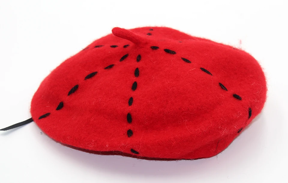 Womens Beret Wool Hat High Quality 2018 New Hat Berets For Girls Casual Warm Women Winter Hats Beanies (17)