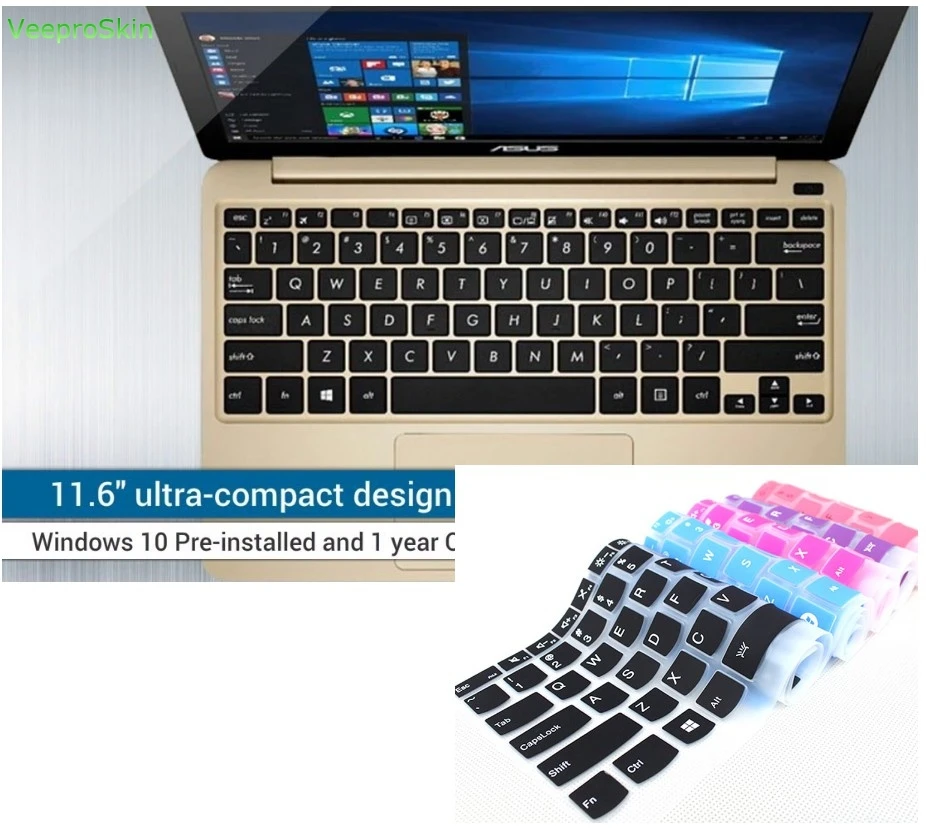 Чехол для клавиатуры Asus VivoBook 11 6 ''E201NA E201N E201e E201 E200 E200HA E200H e203ma e203 e203m e203na Q200