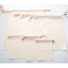 Новая посылка, холщовые сумки-тоут на шнурке, многоразовые хлопковые пакеты для покупок