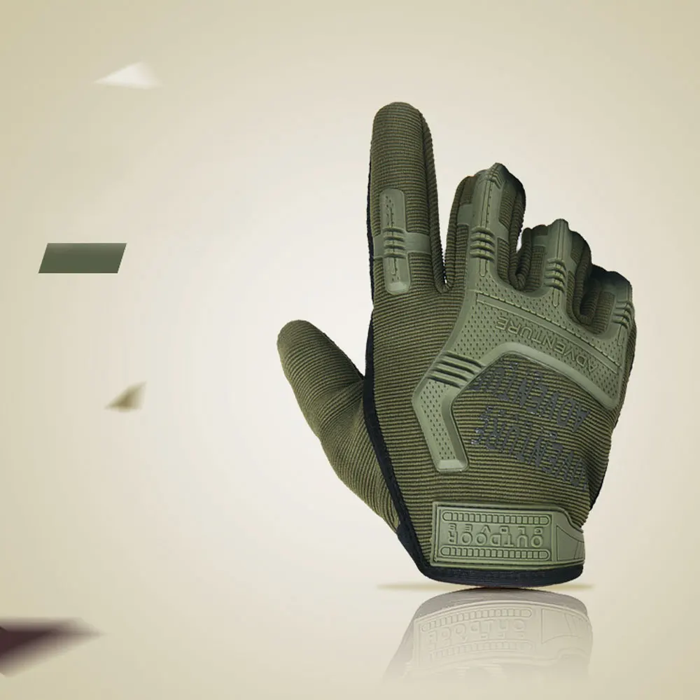1 Pair Military Hard Knuckle Tactical Gloves Full Finger for Army Sport Driving Shooting Paintball Riding Motorcycle