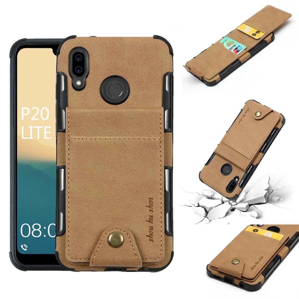 

Luxury Case For Huawei p20 pro p30 lite nova 3 y9 2019 Cloth Flip Cover For Huawei honor 10 Mate10 lite pro Phone Bag Cases