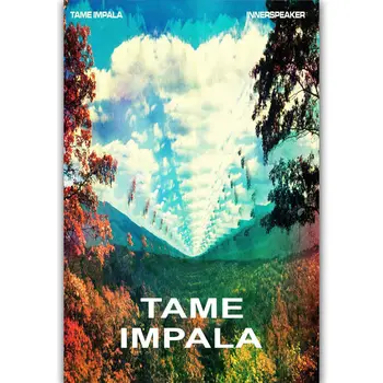 

New Tame Impala Hot 2017 Psychedelic Rock-Silk Art Poster Wall Sicker Decoration Gift