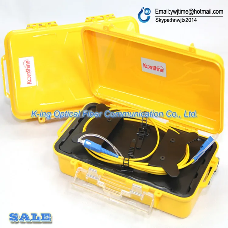

Fiber Optic Launch Box, Single Mode 62.5/125 1KM, SC/APC-SC/APC connectors work with series OTDR test extension cord