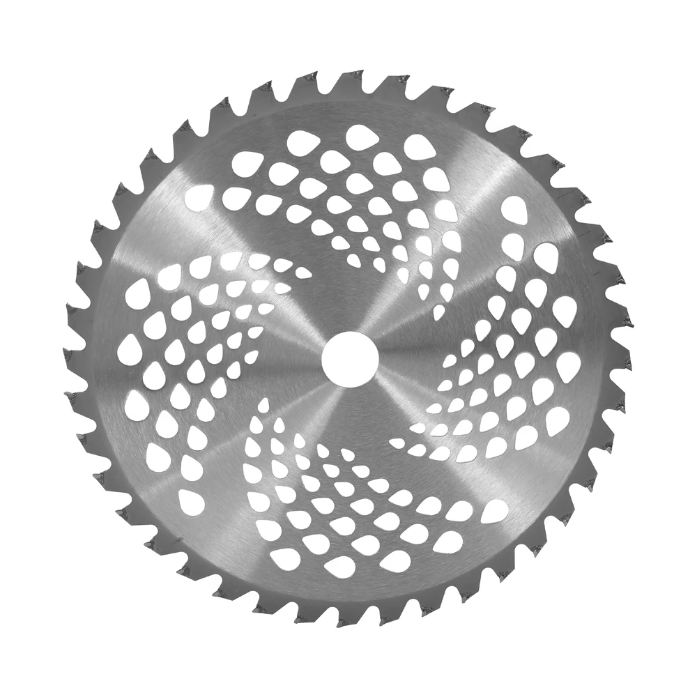 1pc Grass Trimmer Mower Brush Cutter Lawn Mower Accessories Alloy 40T Blade 255mm Diameter Garden Power Tools