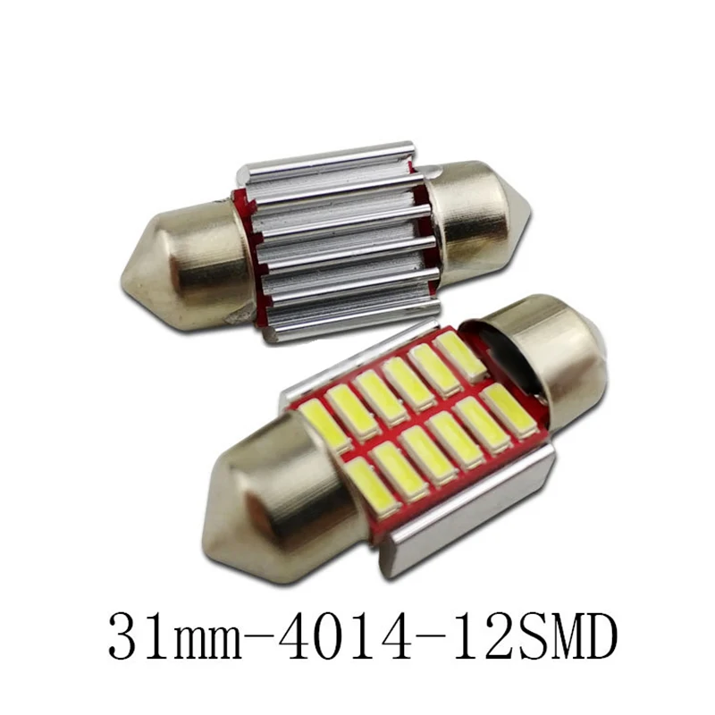Anpro 31 мм 36 мм/39 мм/41 Светодиодная лампа C5W C10W супер яркий 4014 для SMD стайлинга
