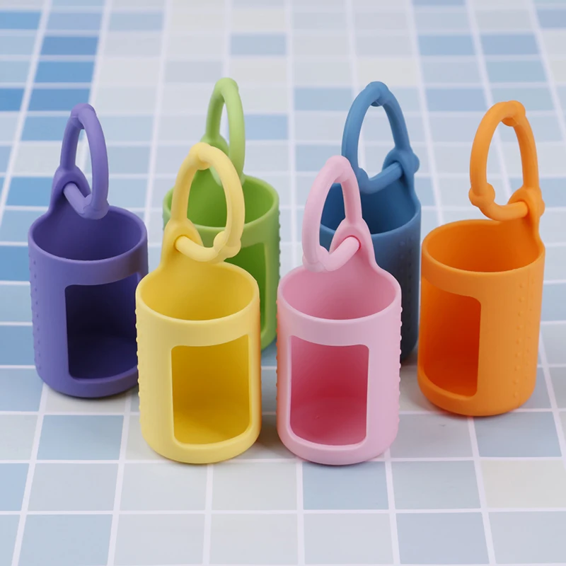 

1PCS 15ML Essential Oil Bottle Protector small fresh Silicone Essential Oil storage Case mini bottle Anti-fall box