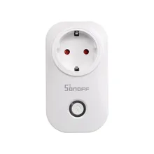 Sonoff S20 Tomada Inteligente WiFi Inteligente Soquete Padrão DA UE 2200 W