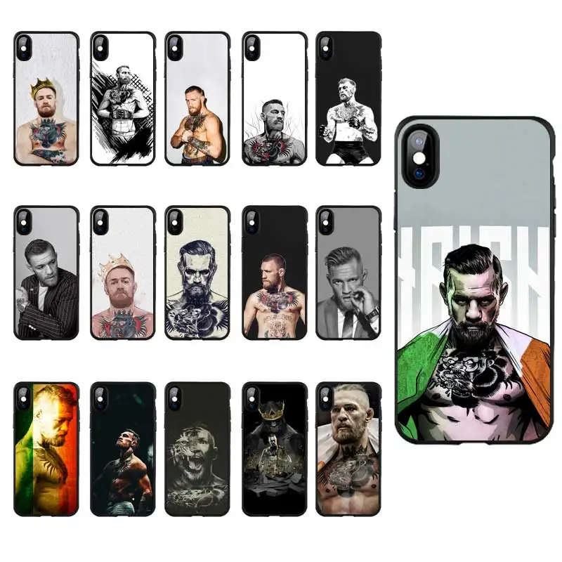 M191 Conor Mcgregor Черный силиконовый чехол для Apple iPhone 11 Pro XR XS Max X 8 7 6 6S Plus 5 5S 5G SE |