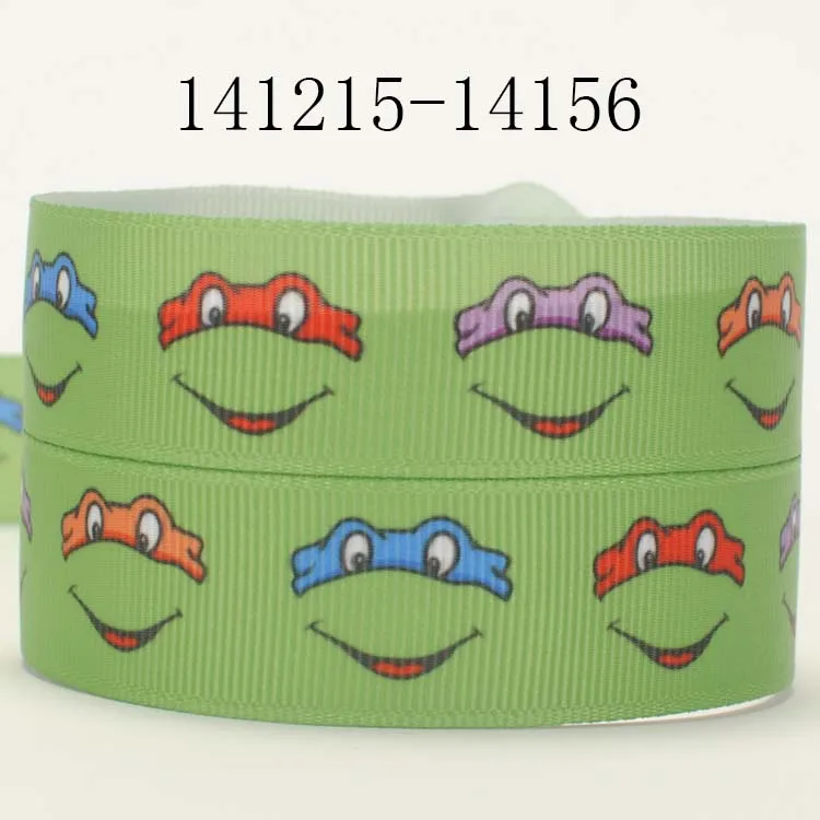 10yards-different sizes-lively Japanese cartoon ribbon printed Grosgrain ribbon DIY