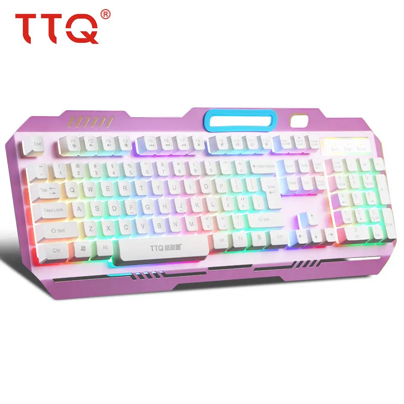 TTQ unicorn Mechanical Keyboard gamer Multimedia gaming keyboard Laser