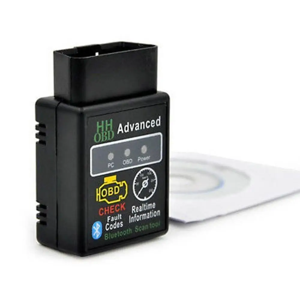 Автомобильный мини сканер OBDII V1.5 HHOBD Bluetooth ELM327 OBD2 V2.1|Детекторы радаров| |