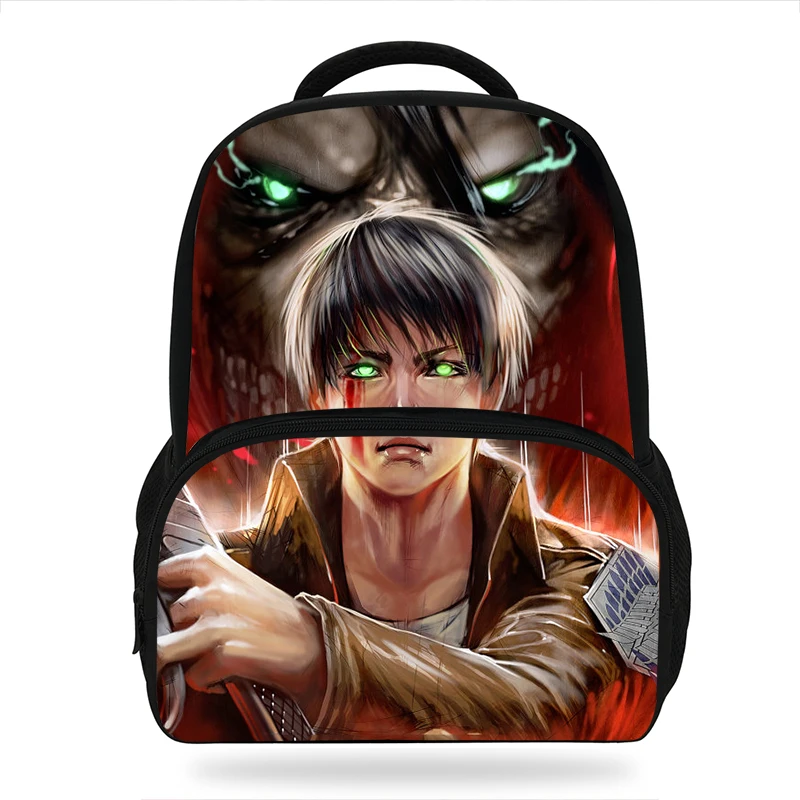 

Buleflyer Kindergarten Kids Schoolbags Backpack Attack To Titan Prints Kids Cute School Bags Baby Boy Children Schoolbag