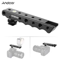 Andoer Video Top Handle Handgrip Stabilizing Grip w/ Cold Shoe + Bubble Level for Canon Nikon Sony DSLR Camera Camcorder