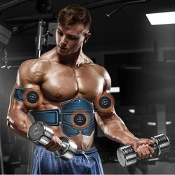6-mode EMS Wireless Muscle Stimulator Trainer Slimming Belt Smart Fitness Abdominal Training Electric Weight Loss Sticker Unisex 6-mode EMS Wireless Muscle Stimulator Trainer Slimming Belt Smart Fitness Abdominal Training Electric Weight Loss Sticker Unisex