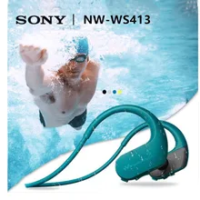 Sony NW-WS413 водонепроницаемый плавательный Бег mp3 музыкальный плеер гарнитура интегрированные аксессуары Водонепроницаемый sony WS413 Walkman