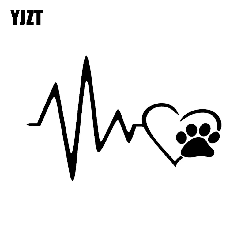 YJZT 15 5 см * 13 1 Рисунок лапы собаки кошки животного любимого украшение для