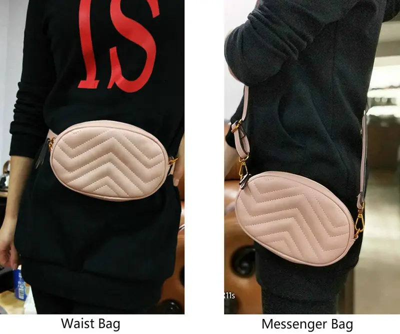 2019 новые сумки для женщин поясная сумка женская круглая поясная сумка Роскошная брендовая кожаная нагрудная сумка модные