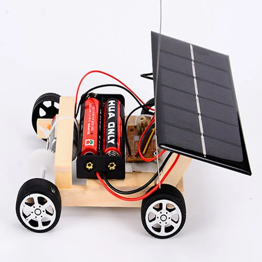 LeadingStar 2018 Новый Деревянный DIY солнечный Радиоуправляемый автомобиль деревянная
