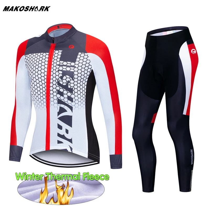 2020 Pro Team Велоспорт Джерси Набор Maillot Ropa Ciclismo с длинным рукавом Зимний термальный