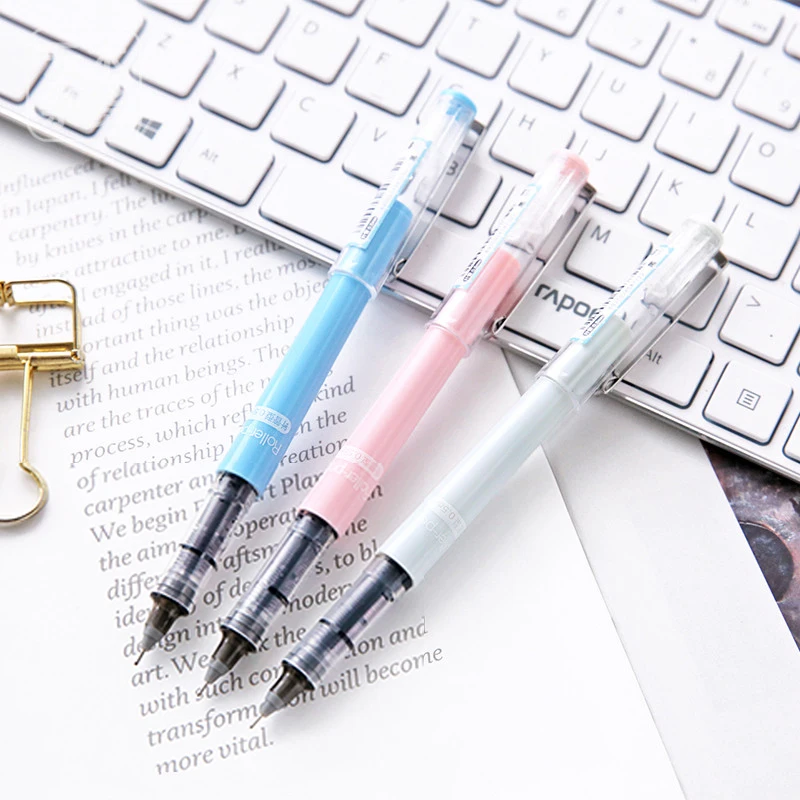 

JIANWU 3pcs 0.38mm/0.5mm Macaron color girl creative shape neutral pen gel pen for office school Stationery support kawaii