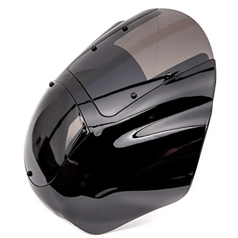 Передняя фара для мотоцикла ABS четверти дефлектор ветрового стекла для Harley Sportster XL1200 883 Dyna FXR 1986-(glossy black