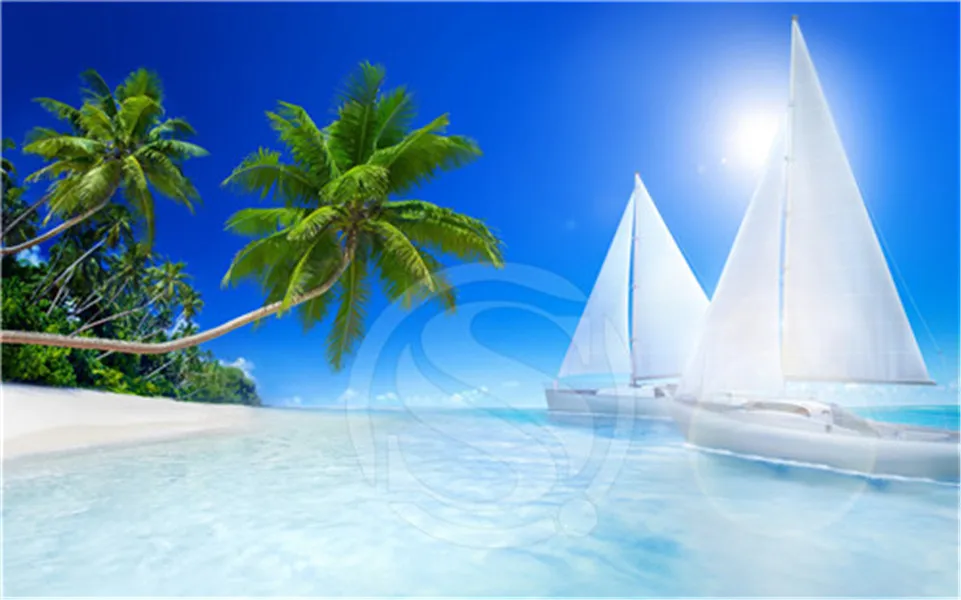 F-70 Пользовательские sunshine beach Home Decor современная Мода Для Спальни Плакат Размером