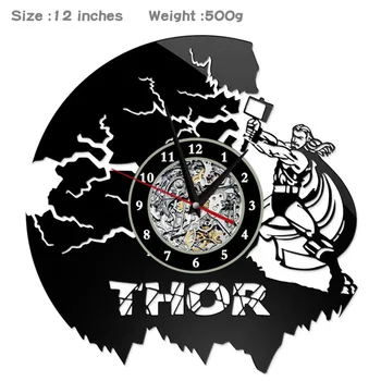

thor Super Heros cosplay Marvel Wall clock Toys the Amazing Venom Figures Superhero Collectible Party Accessories Gift 30CM