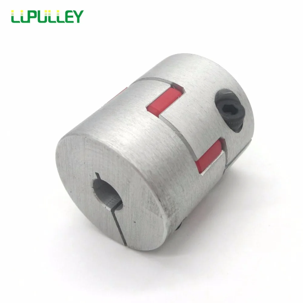 LUPULLEY Flexible Jaw Shaft Coupler Clamp Plum Spider Coupling D55mm