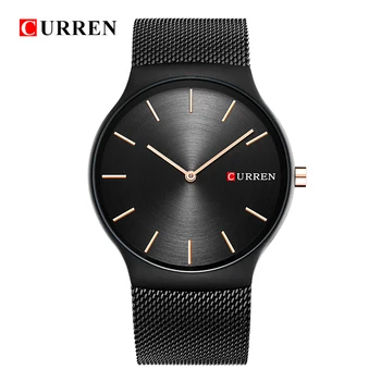 

CURREN 8256 new black rose gold Pointer relogio masculino Luxury Brand Analog sports Wristwatch Quartz Business Watch MEN N9