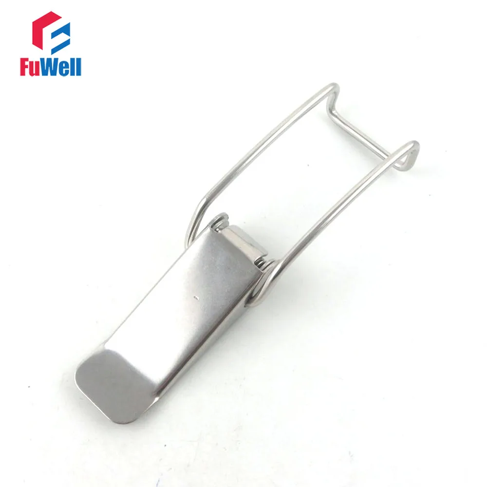 

2pcs R111 Toggle Latch Catch Hasp Spring Loaded Cabinet Box Toggle Catch Buckle Stainless Steel Toggle Latch Lock