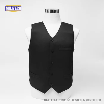 

Militech VIP Style NIJ 3A 0101.06 Ballistic & NIJ 0115.00 Level 2 Stab Resistant Concealable Aramid Bulletproof Vest Covert Vest