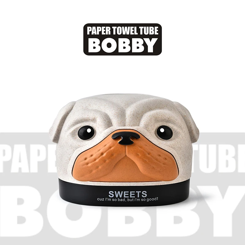 

Creative Cartoon Bobby Dog Tissue Box Plant Fibres Material Tissue Box Cover Fashion Cute Tissue Box Holder For Home Decoration