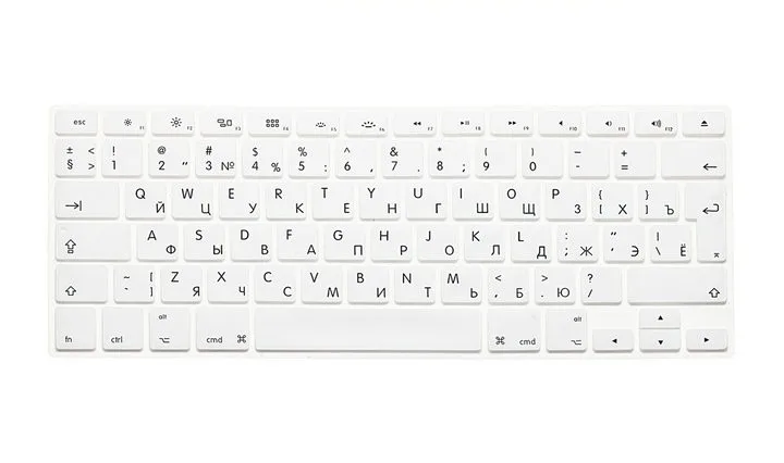 Силиконовый чехол с клавиатурой с алфавитом для ЕС/Великобритании, защитный чехол для MacBook Air 13,3, Mac Book Air, 13 дюймов, pro retina