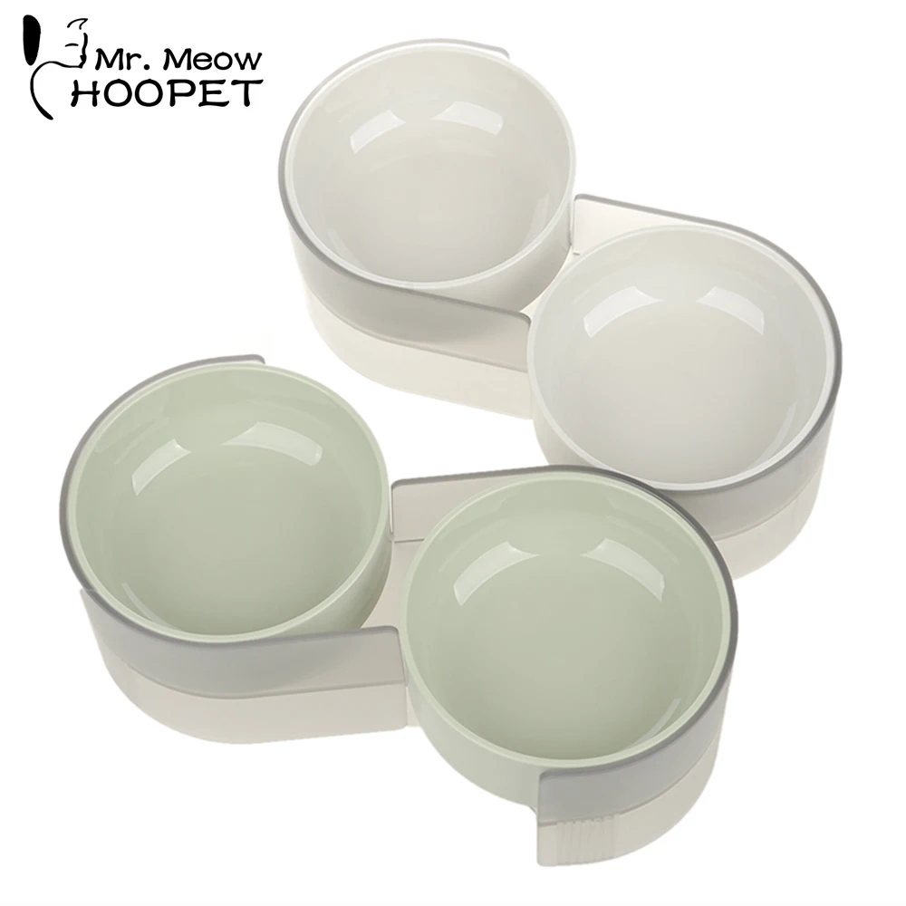 

Hoopet Cat Bowl Water Feeder Kitten Drinking Fountain Food Dish Pet Dog Bowls