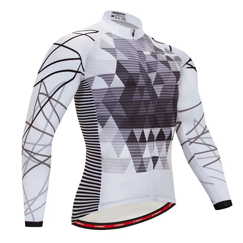 GEODASH высокое качество зимняя одежда для велоспорта термальный флисовый комплект для велоспорта гелевая накладка одежда для велоспорта мужские наборы - Цвет: 4