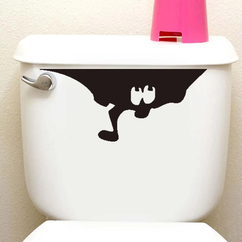 Toilet Decals Super Fun Designs Wall Sticker Colorful Creative For Bathroom Washroom Home Furniture Decoration On The Toilet (2)