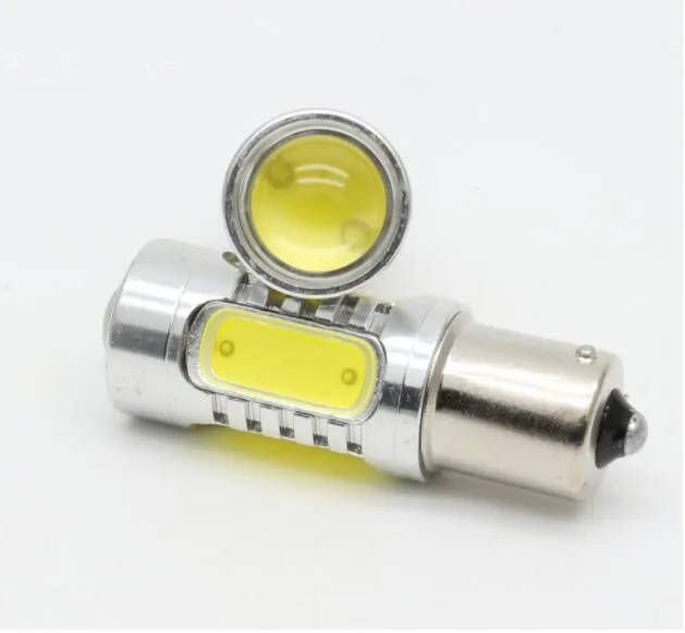 2 шт./лот 1156 Ba15s 1157 BAY15D S25 T20 7440 7443 P21W T15 W16W 7 5 Вт Светодиодная супер яркая белая лампа