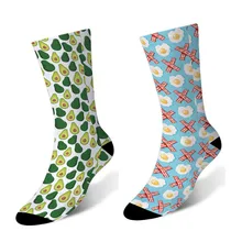 Женские носки хлопковые носки Harajuku женские милые розовые синие милые носки Kawaii Cat для meias 6JQ-ZWL14