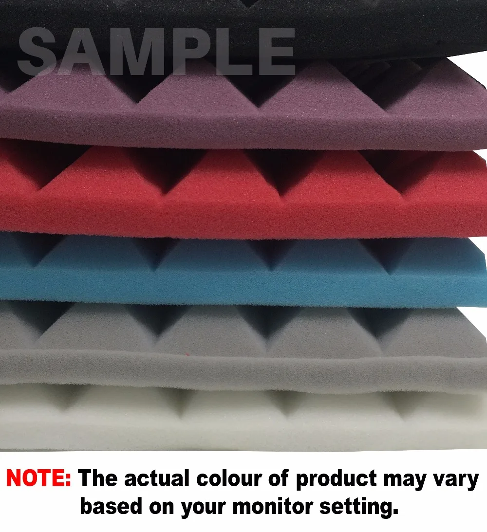 Arrowzoom 19 6x19 6x1 9 &quot/9 8x9 8x1 9&quot Pyramid Studio Foam звукоизоляция акустическая плитка панель 8