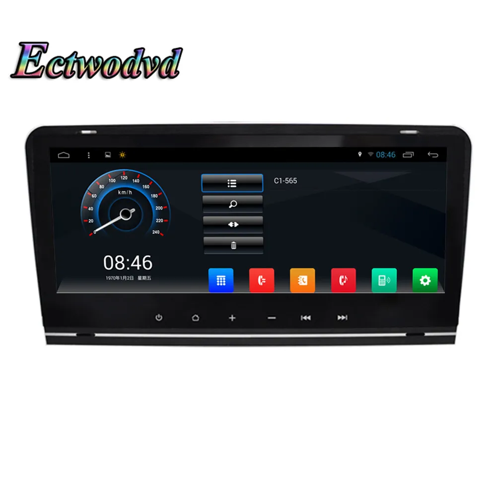 Ectwodvd 8 дюймов Octa Core Android 1 Автомобильная dvd навигационная система Радио для Audi A3 2003